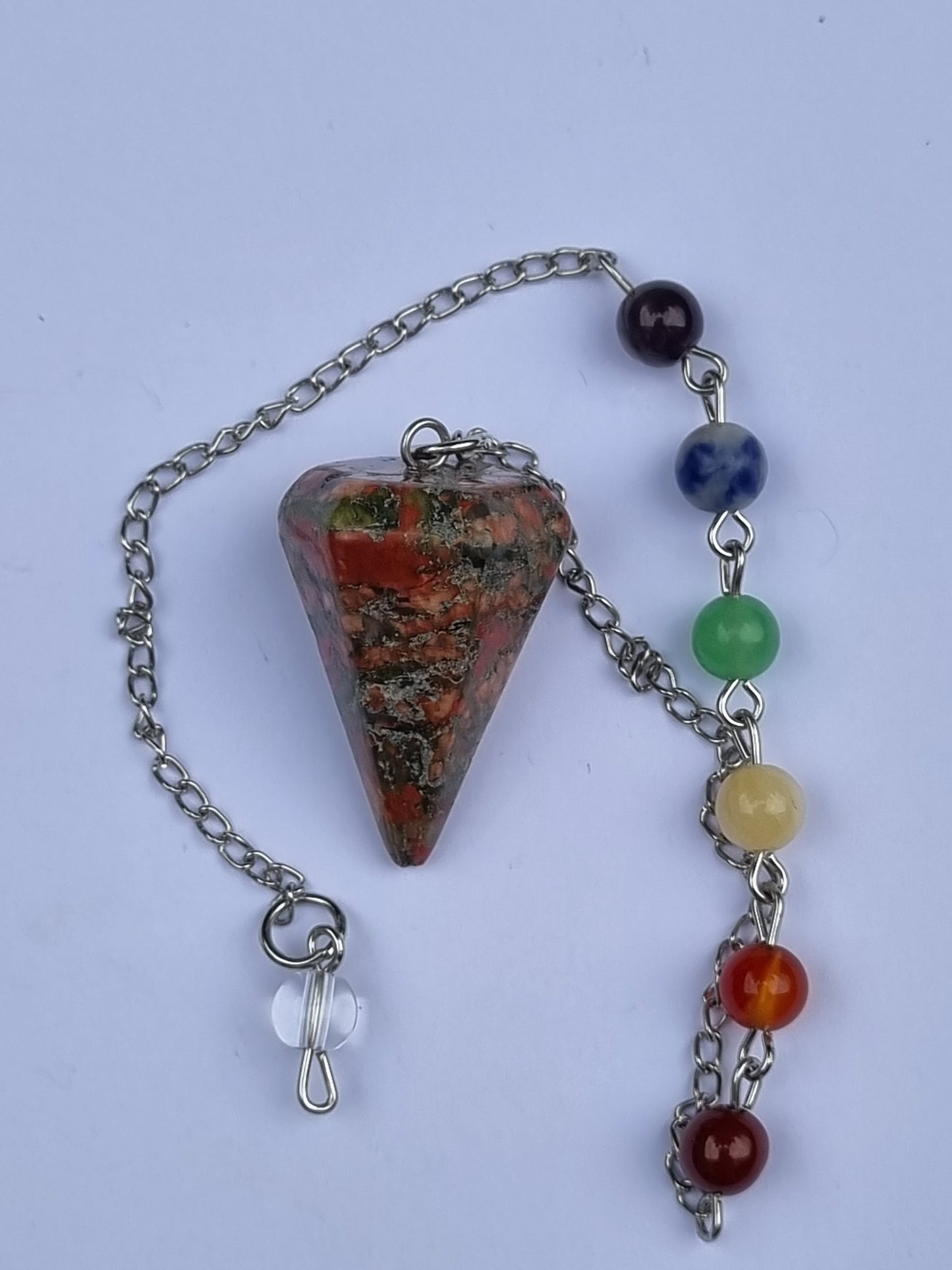 Péndulo Radiestesia Unakita