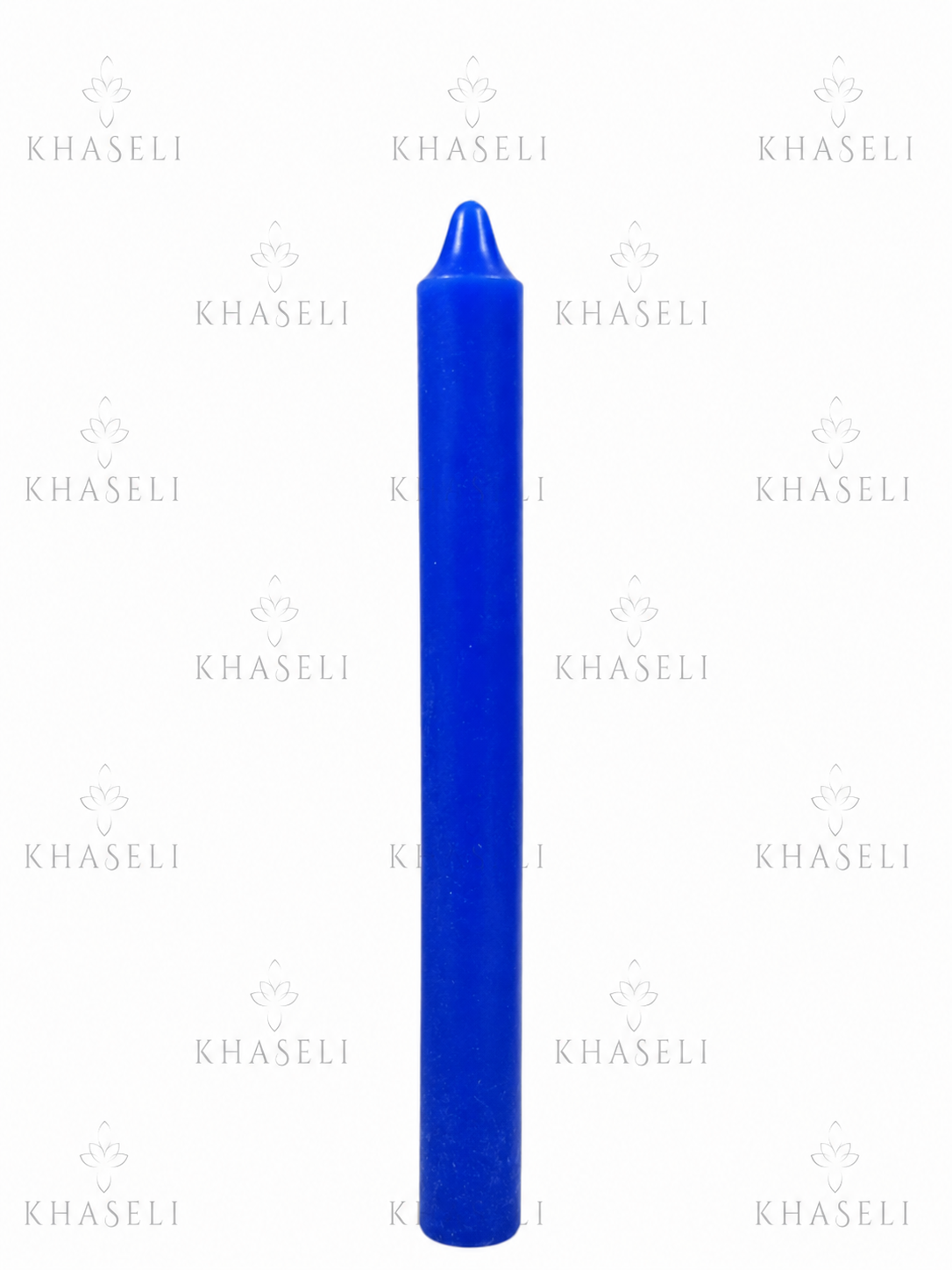 Vela Azul Oscuro Esotérica para Protección, Justicia, Sabiduría y Paz Interior