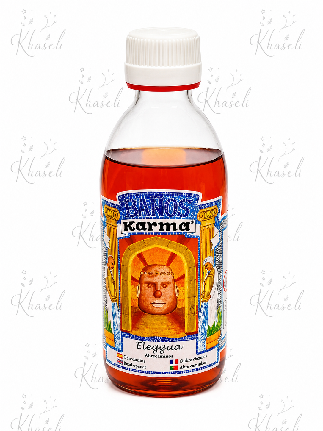 Baño Esotérico de Elegguá Abrecaminos 250 ml – Apertura de Caminos, Protección, Suerte y Prosperidad