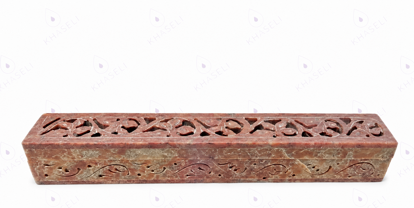 Portaincienso de Piedra Natural para Varillas de Incienso - Soporte Esotérico para Meditación y Limpieza Energética