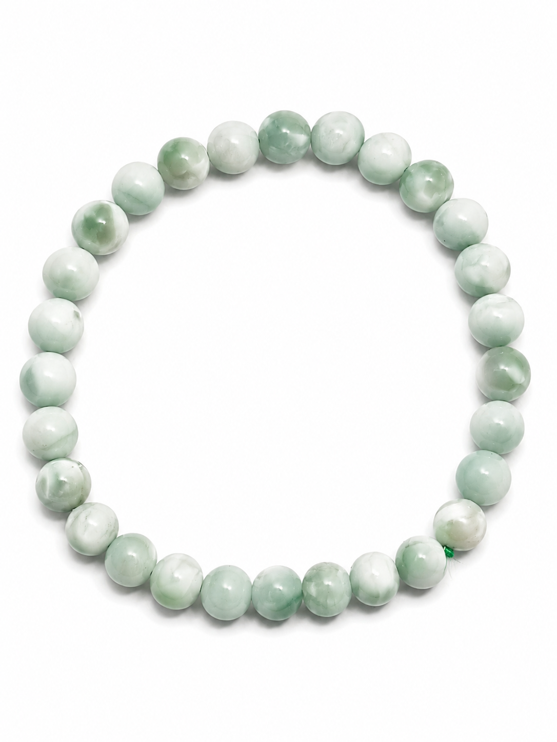 Pulsera de Jade Verde Natural-Prosperidad, Armonía y Buena Fortuna