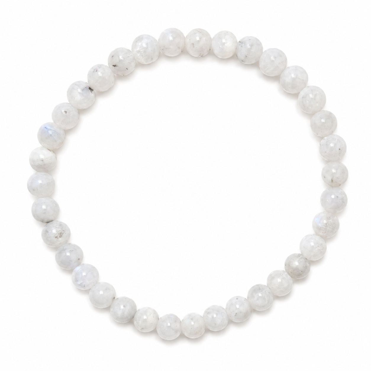Pulsera de Piedra Luna Natural – Equilibrio, Intuición y Energía Femenina