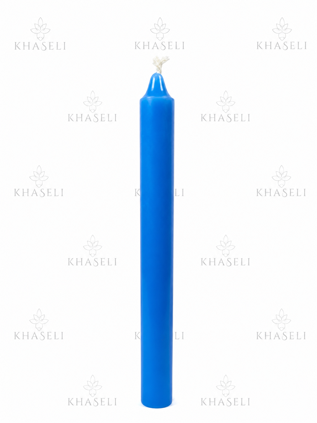 Vela Azul Claro Esotérica para Paz, Serenidad, Sanación y Comunicación