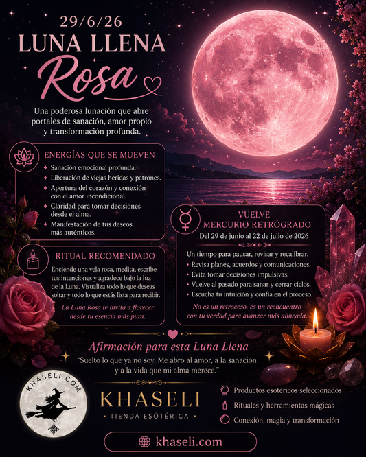 Luna Llena Rosa en Capricornio: estabilidad, transformación y manifestación