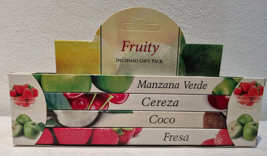 Expositor de incienso fruta