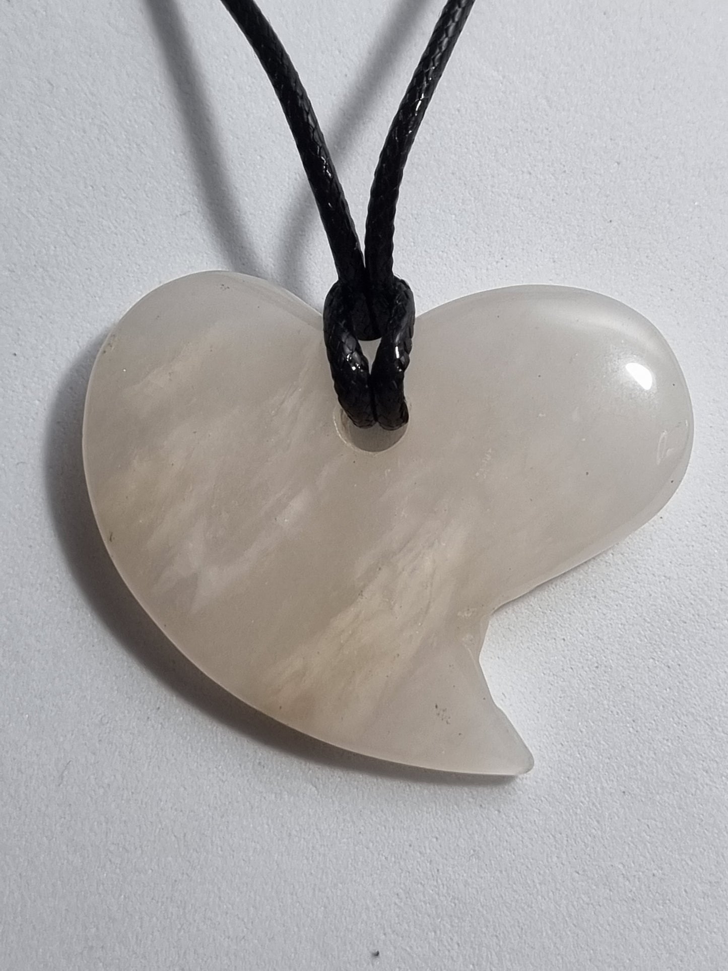 Corazón Cuarzo Blanco 5*4cm aprox