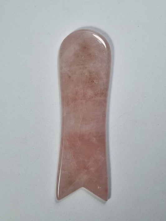 Tabla de Gua Sha Cuarzo Rosa