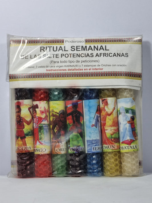 Ritual Semanal Siete Potencias Africanas