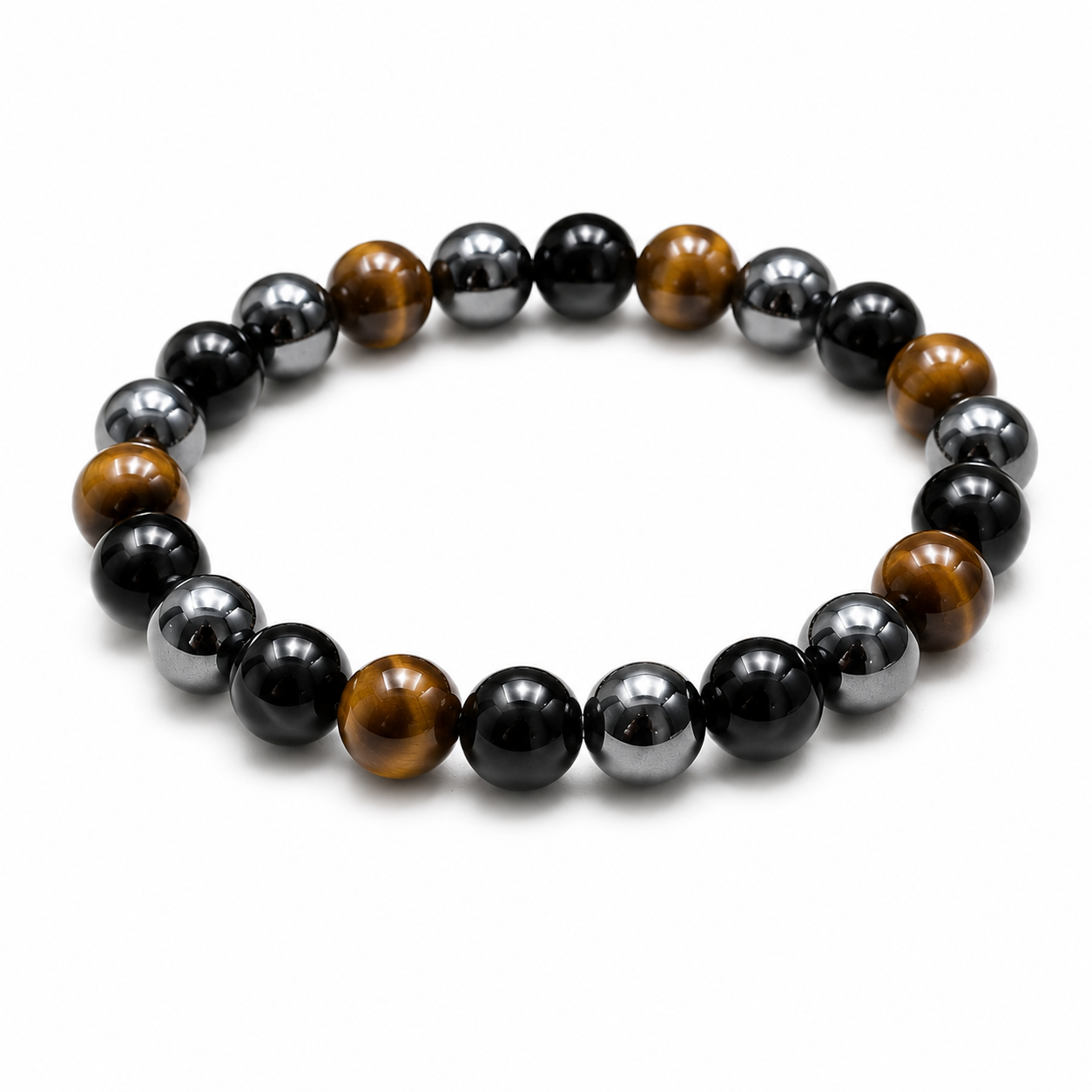 Pulsera amuleto triple protección