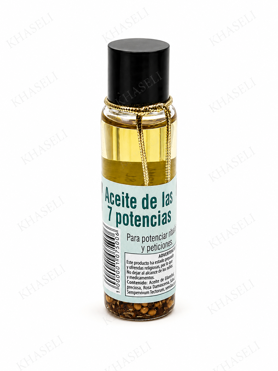 Aceite Esotérico de las 7 Potencias para Ungir Velas-Ritual, Peticiones y Fuerza Espiritual
