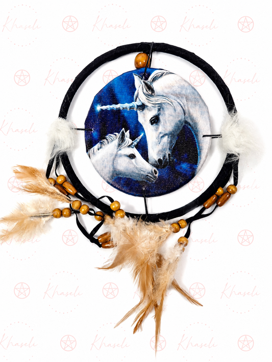 Atrapasueños dos Unicornios 16cm