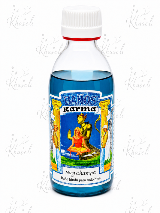Baño Esotérico Nag Champa 250 ml – Limpieza Energética, Paz Interior, Meditación y Armonía Espiritual