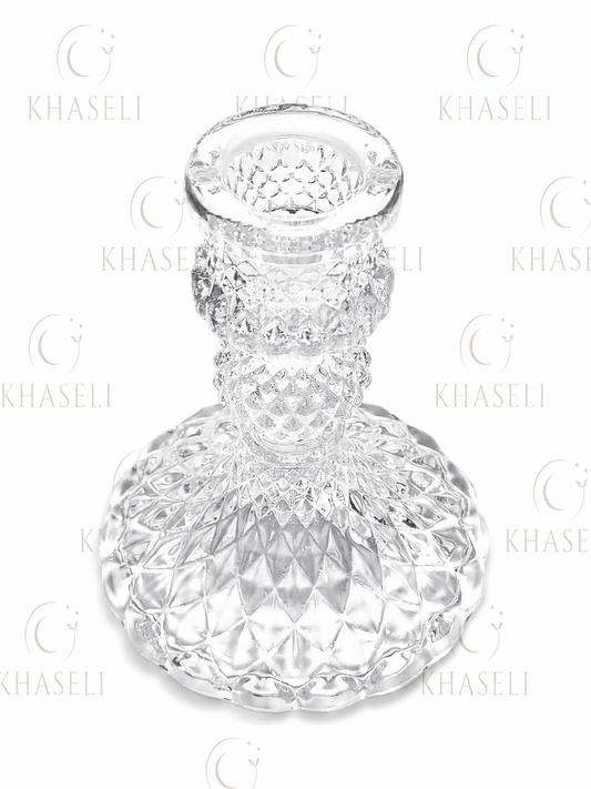 Candelabro de Cristal para Velas - Elegancia, Luz y Decoración Esotérica