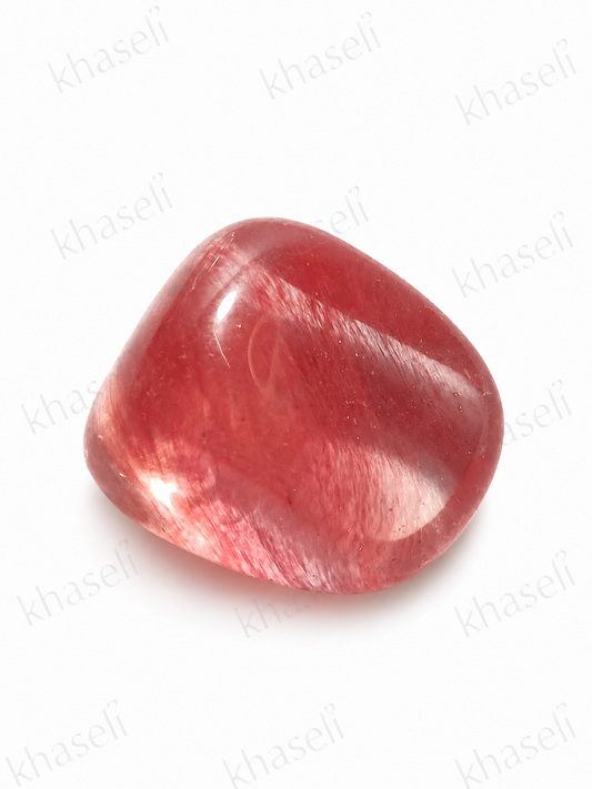 Cuarzo Cereza Pulido – Piedra de Amor, Energía Positiva y Equilibrio Emocional