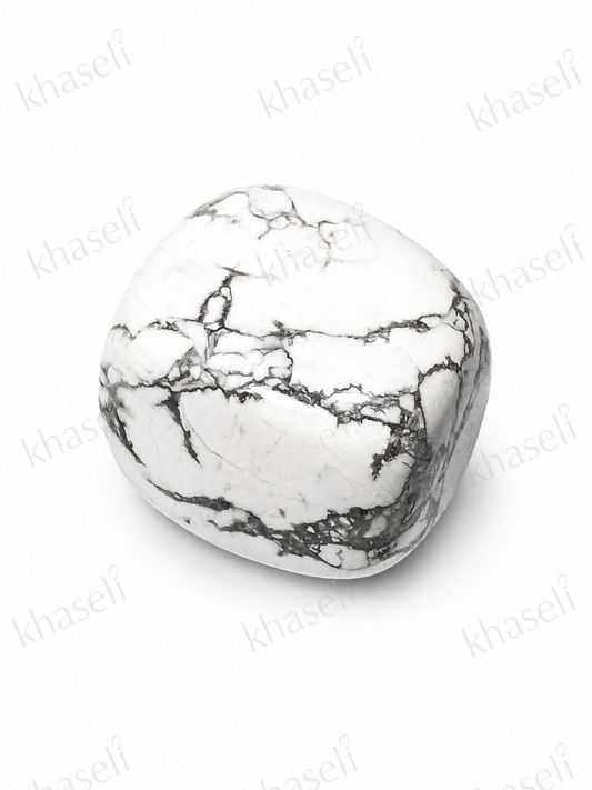 Howlita Rodada Natural – Piedra de Calma, Meditación y Equilibrio