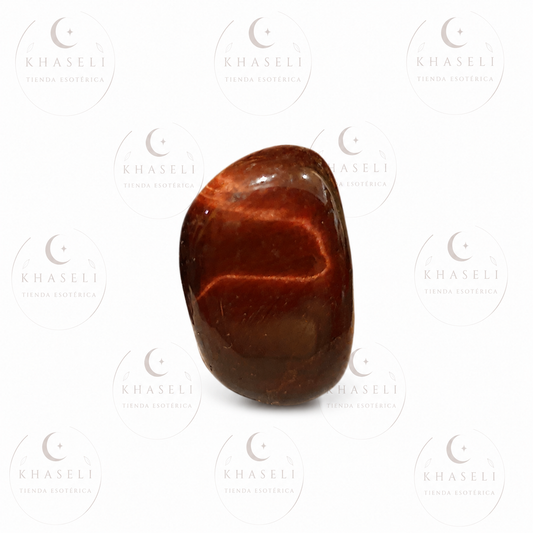 Ojo de Buey natural pulido – piedra de protección, fuerza y energía vital