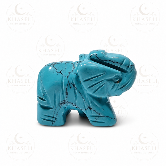 Elefante de Turquesa – Protección, Prosperidad y Comunicación
