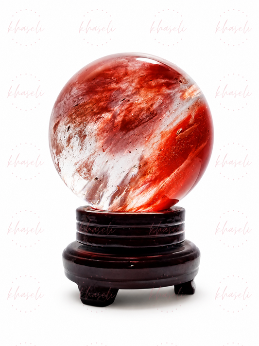 Esfera Cuarzo Rojo Fusión