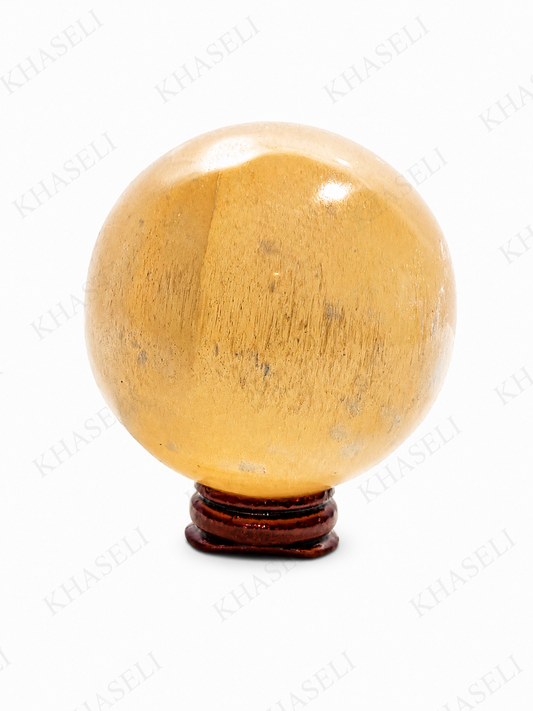 Esfera de Selenita Naranja-Energía, armonía, creatividad y bienestar