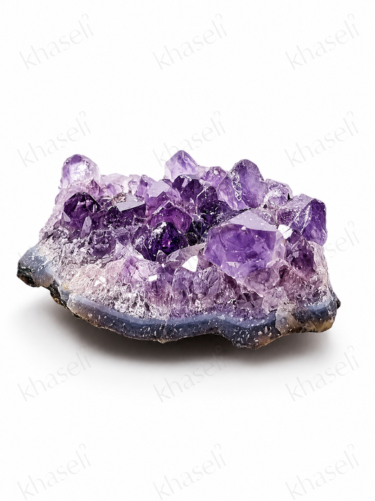 Drusa de Amatista Natural – Cristal de Protección, Paz y Energía Positiva