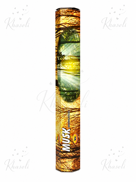 Incienso Musk Natural – Aroma Sensual para Atracción, Energía Positiva y Ambiente Armonioso