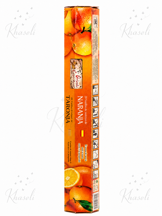 Incienso de Naranja – Aroma Cítrico para Prosperidad, Energía y Alegría