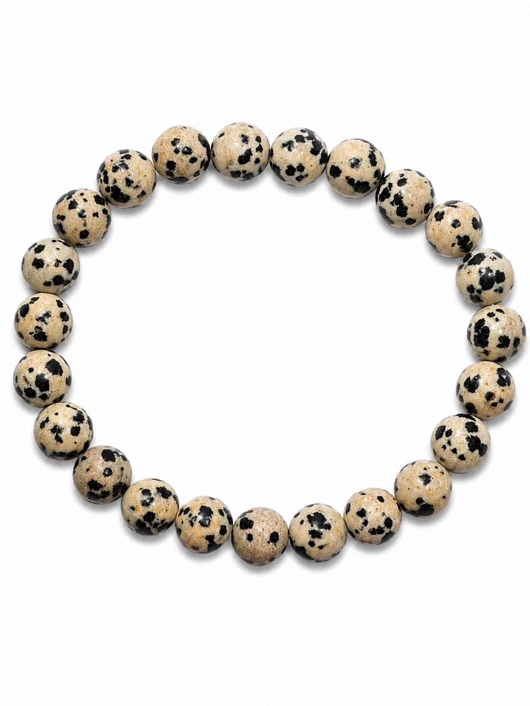 Pulsera de Jaspe Dálmata – Protección, Alegría y Equilibrio