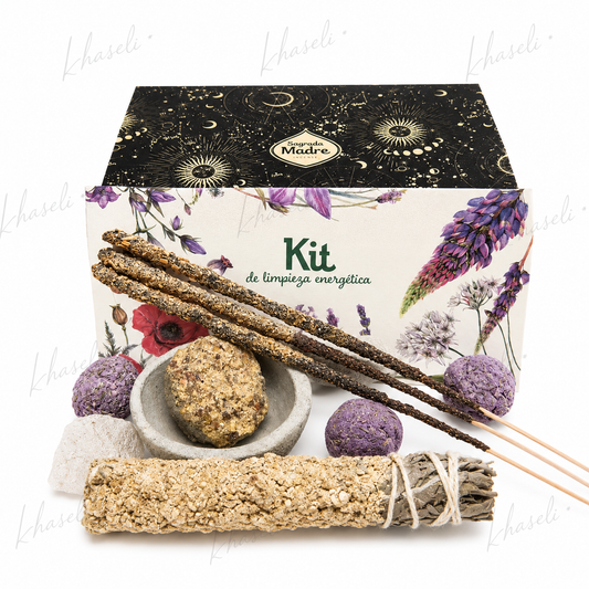 Kit Limpieza Energética Sagrada Madre | Sahumo Ritual Completo para Purificar, Proteger y Armonizar Energías