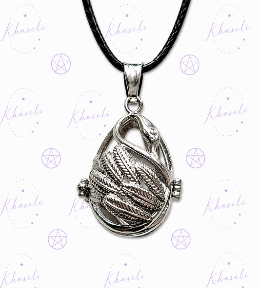 Llamador de Ángeles Cisne – Colgante de Protección Espiritual, Amor, Elegancia y Conexión Angelical
