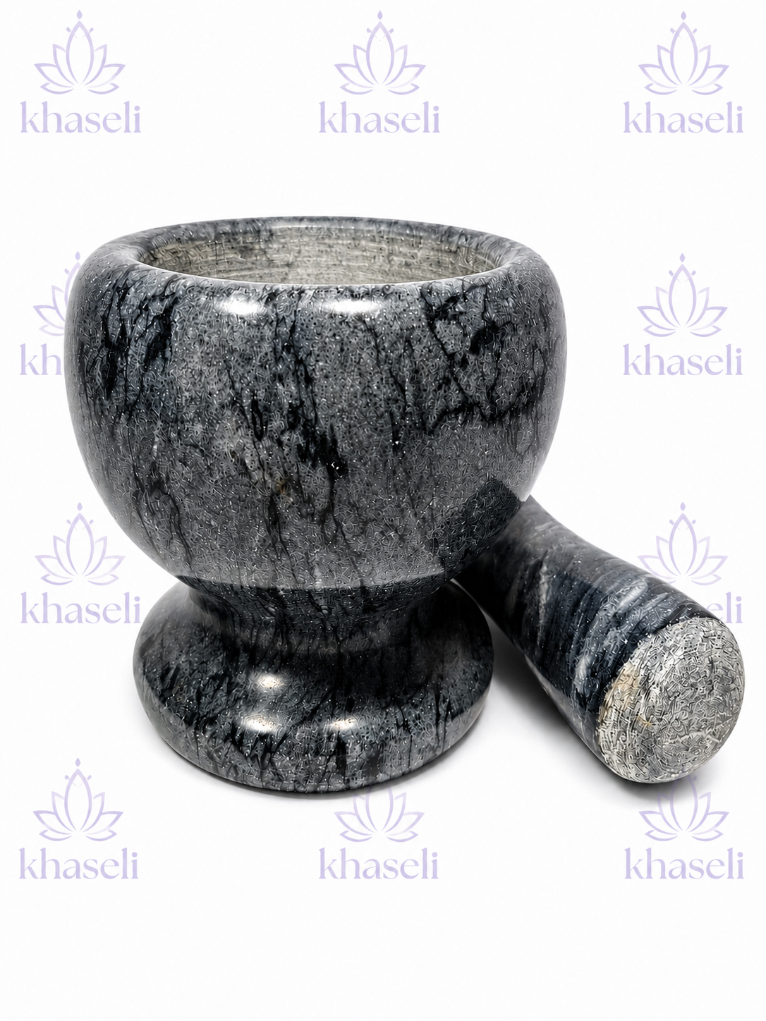 Mortero de Alabastro Natural para Rituales Esotéricos – Herramienta para Hierbas, Resinas, Inciensos y Magia