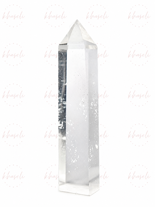 Obelisco Cuarzo Transparente 21,5 cm