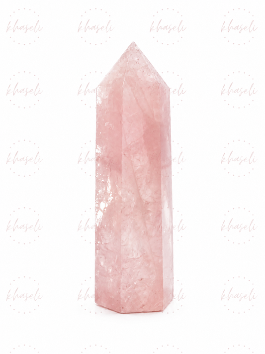 Obelisco Cuarzo Rosa