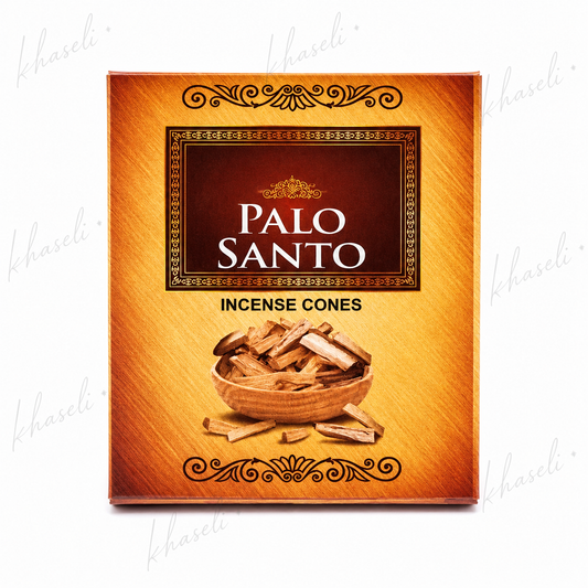 Conos de Incienso Palo Santo – Incienso Natural para Limpieza Energética, Purificación y Armonía del Hogar