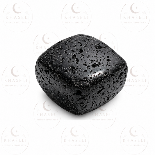 Piedra de Lava Volcánica Natural Rodada – Protección, Enraizamiento y Equilibrio Energético