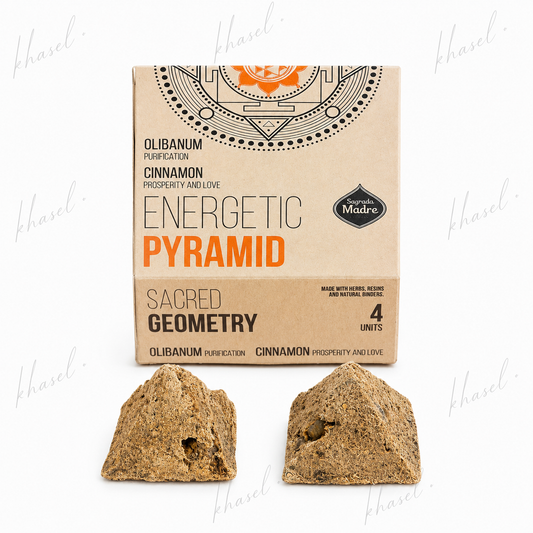 Pirámides Energéticas Sagrada Madre Olíbano y Canela - Purificación, Prosperidad y Amor