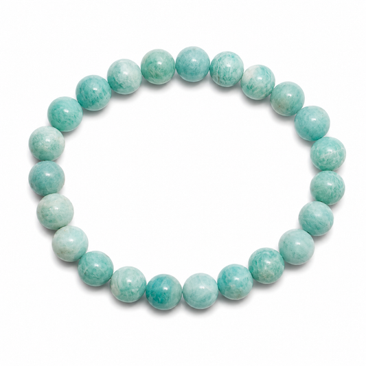 Pulsera de Aguamarina Natural – Paz, Comunicación y Equilibrio Emocional