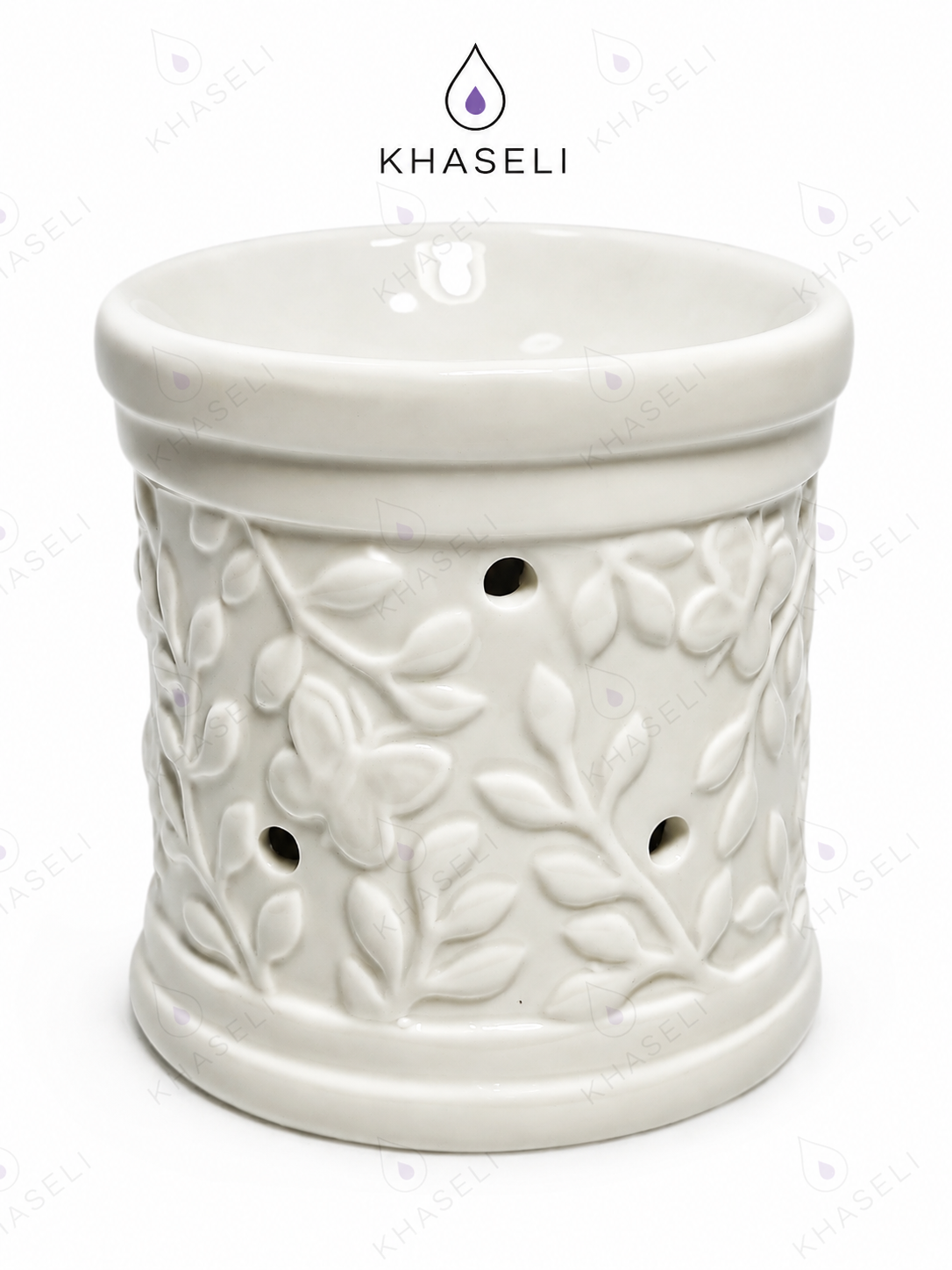 Quemador de Porcelana para Esencias, Aceites e Incienso - Difusor Aromático para Aromaterapia y Rituales