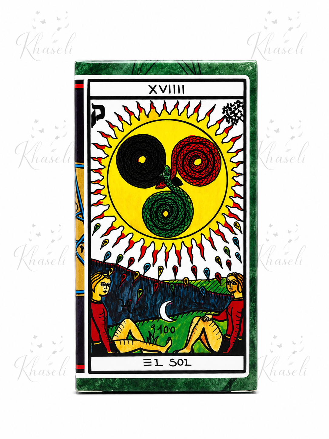 Baraja de Tarot El Sol – Cartas de Tarot Esotéricas para Lectura, Intuición y Crecimiento Espiritual
