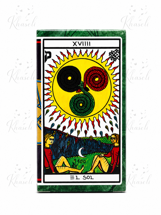 Baraja de Tarot El Sol – Cartas de Tarot Esotéricas para Lectura, Intuición y Crecimiento Espiritual