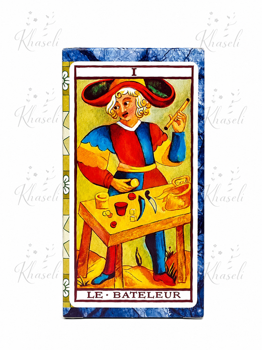 Baraja de Tarot Marsella – Cartas de Tarot Clásicas para Adivinación, Meditación y Desarrollo Espiritual