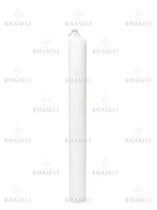 Vela Blanca Esotérica para Limpieza Energética, Paz, Protección y Purificación | Vela Ritual Blanca