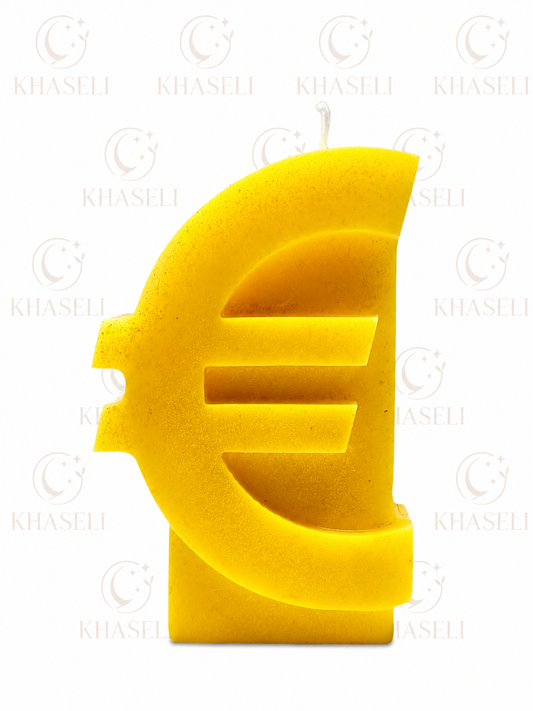 Velón Símbolo Euro – Prosperidad, Abundancia y Atracción del Dinero