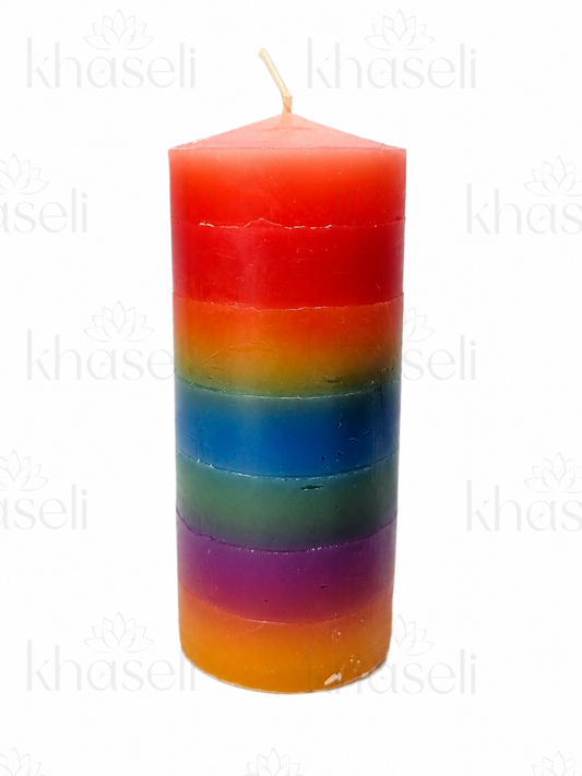 Velón 7 Chakras Esotérico – Equilibrio Energético, Armonía y Bienestar Espiritual